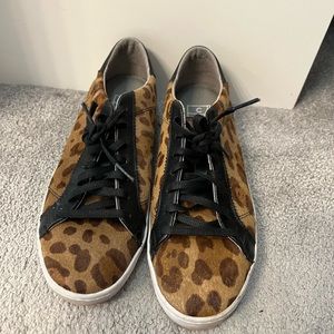 Cole Haan tennis shoes - leopard print hair -size 9